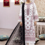 Rashk Embroidered Lawn 24  by Johra D7